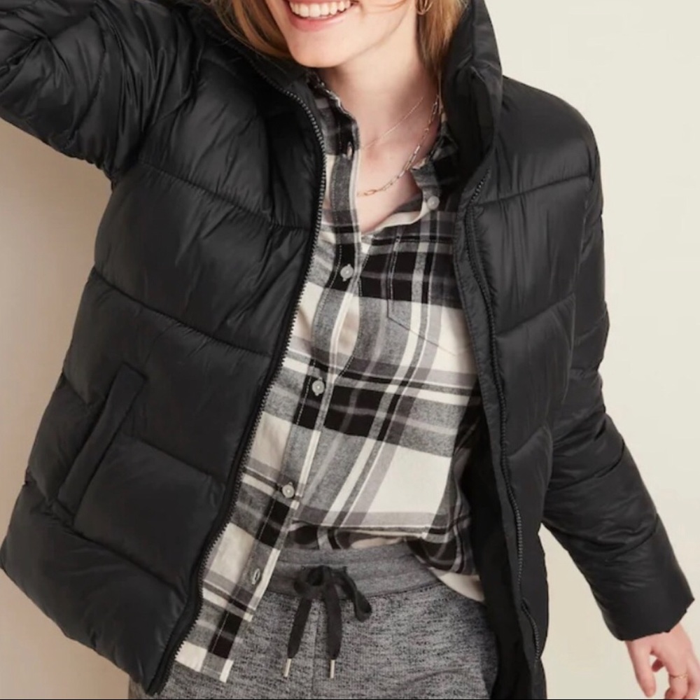 NWT Old Navy Frost-Free Zip-Front Puffer Jacket